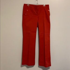 Loft size 6 - red Marisa trouser wide leg pants